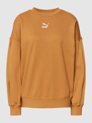 Oversized Sweatshirt mit Label-Stitching von Puma - 14