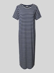 T-Shirt-Kleid mit Streifenmuster Modell 'Ivy' von Fransa Blau - 14