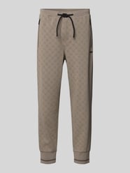 Regular Fit Sweathose aus Baumwoll-Mix Modell 'JT_Revival Hover' von BOSS Green Beige - 36