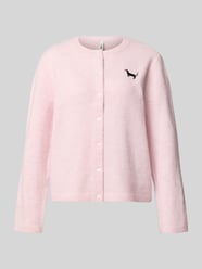 Regular Fit Strickjacke mit Rundhalsausschnitt Modell 'EVIA' von ONLY Pink - 13