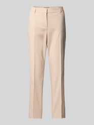 Regular Fit Stoffhose mit Bügelfalten von Christian Berg Woman Selection Beige - 13