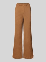 Flared Stoffhose mit Strukturmuster von Jake*s Collection - 27