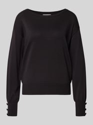 Gebreide pullover met sierknopen, model 'MOBBE' van B.Young - 20