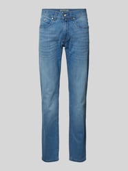 Tapered Fit Jeans im 5-Pocket-Design Modell 'Lyon' von Pierre Cardin Blau - 1