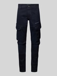 Slim fit cargobroek met logoprint, model 'Nordop' van PME Legend - 11