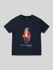 T-Shirt mit Motiv-Print von Polo Ralph Lauren Teens Schwarz - 21