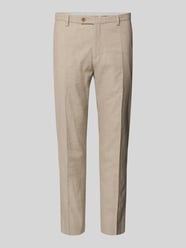 Slim fit pantalon in gemêleerde look, model 'Paco' van CG – CLUB of GENTS Beige - 10