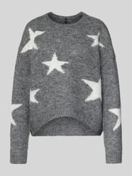 Oversized gebreide pullover met wol, model 'AZU' van ONLY - 29