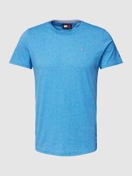 T-Shirt in melierter Optik von Tommy Jeans Blau - 12