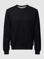 Sweatshirt mit Rundhalsausschnitt in unifarbenem Design von s.Oliver RED LABEL Schwarz - 3