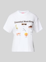 T-shirt met motiefprint model 'COLLAGE' van JJXX - 12