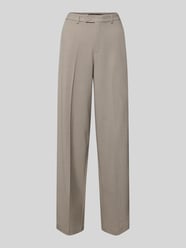 Straight Fit Bundfaltenhose mit Viskose-Anteil Modell 'TEXAS' von VERO MODA Beige - 38