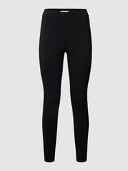 Leggings mit Stretch-Anteil von Vila Grau / Schwarz - 28