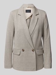 Blazer met klepzakken van Oui Bruin - 33