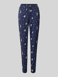 Pyjama-Hose aus reiner Baumwolle mit Peanuts® Print von Jake*s Casual - 1