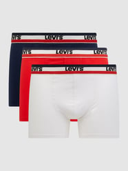 Boxershort met stretch in set van 3 van Levi's® Rood - 40