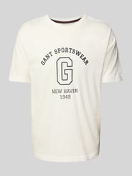 T-shirt z nadrukiem z logo od Gant - 32