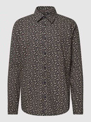 Vrijetijdsoverhemd met all-over motief van Esprit Collection Blauw - 28