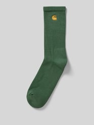 Socken mit Label-Stitching Modell 'Chase' von Carhartt Work In Progress Grün - 14