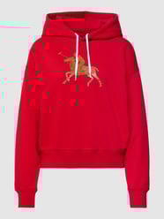 Hoodie met patch met motief van Polo Ralph Lauren Rood - 23