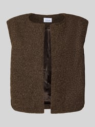 Regular Fit Weste mit Woll-Anteil Modell 'THEA' von VILLA SOPHIE Beige - 15