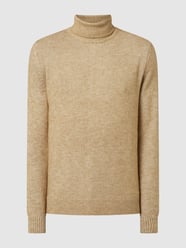 Rollkragenpullover mit Woll-Anteil  von Tom Tailor Beige - 15