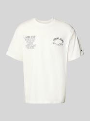 T-shirt o kroju regular fit z czystej bawełny od Tommy Jeans - 32
