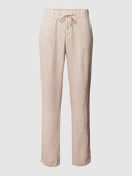Leinenhose mit elastischem Bund Modell 'PANTALACCIO' von Zeybra Beige - 30