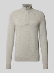 Bluza z kołnierzem o kroju regular fit z czystej wełny od Tommy Hilfiger - 31