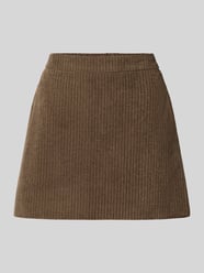 Ausgestellter Mini-Rock mit seitlichen Reißverschluss Modell 'AUDRE' von PIECES - 44