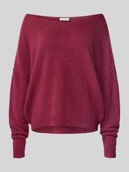 Strickpullover mit U-Boot-Ausschnitt Modell 'DAMSVILLE' von American Vintage Bordeaux - 34