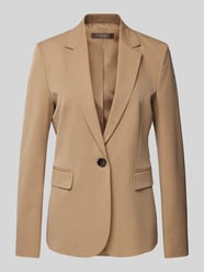 Blazer mit Reverskragen von Christian Berg Woman Selection Beige - 25