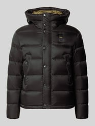 Kurtka pikowana z wypełnieniem puchem i pierzem model 'CLIPPER' od Blauer USA - 7