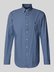 Custom Fit Freizeithemd mit Button-Down-Kragen von Polo Ralph Lauren Blau - 11