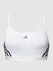Biustonosz sportowy z nadrukiem z logo od ADIDAS SPORTSWEAR Czarny - 12
