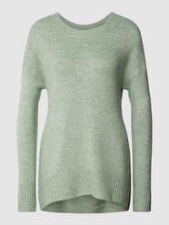 Gebreide pullover met ronde hals, model 'NANJING' van Only Groen - 46
