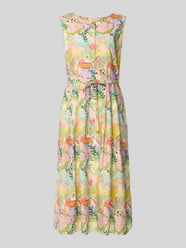 Midi-jurk in all-over look met Strikceintuur van White Label - 8