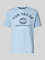 T-shirt o kroju regular fit z czystej bawełny od Tom Tailor - 44