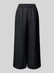 Wide Leg Leinenhose mit elastischem Bund Modell 'MINNIE' von MM - 1