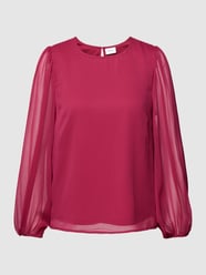 Blouse met structuurmotief, model ‘FALIA’ van Vila Rood - 39