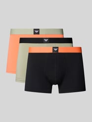 Trunks mit elastischem Logo-Bund im 3er-Pack von Emporio Armani Orange - 33