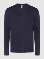 Sweatjacke mit Stehkragen von Hanro Blau - 5