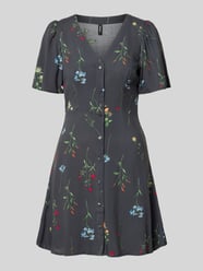 Lekko rozkloszowana sukienka mini z czystej wiskozy model 'ALBA' od VERO MODA - 8