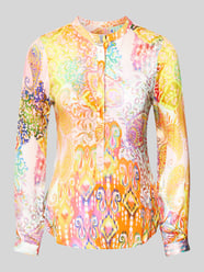 Bluse mit Allover-Muster von Emily Van den Bergh Orange - 22