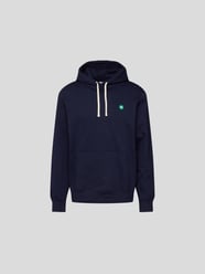 Hoodie in melierter Optik von WOOD WOOD Blau - 42