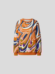 Sweatshirt mit Allover-Muster von Emilio Pucci Orange - 3