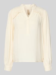 Relaxed fit blouse van pure viscose, model 'Radia' van Soyaconcept Beige - 15