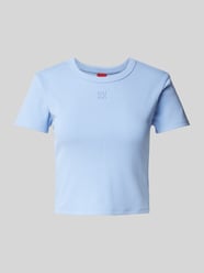 T-shirt krótki z wyhaftowanym logo model ‘Delanor’ od HUGO - 44