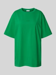 T-Shirt mit Label-Stitching Modell 'Blooming Club' von OH APRIL - 34