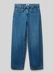 Jeansy o kroju straight fit z czystej bawełny model ‘GIANNA’ od ONLY - 27